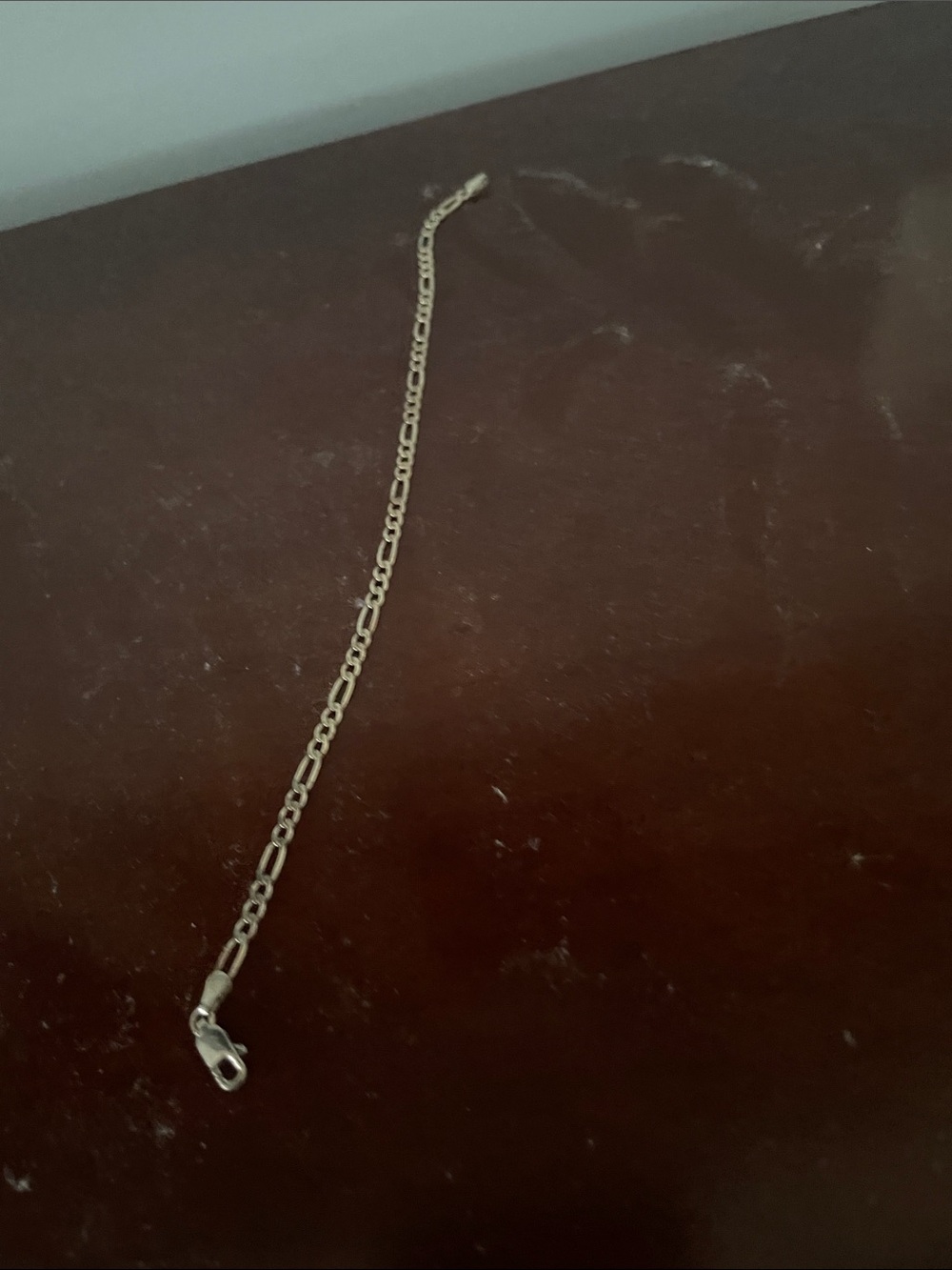 Silver bracelet or anklet
